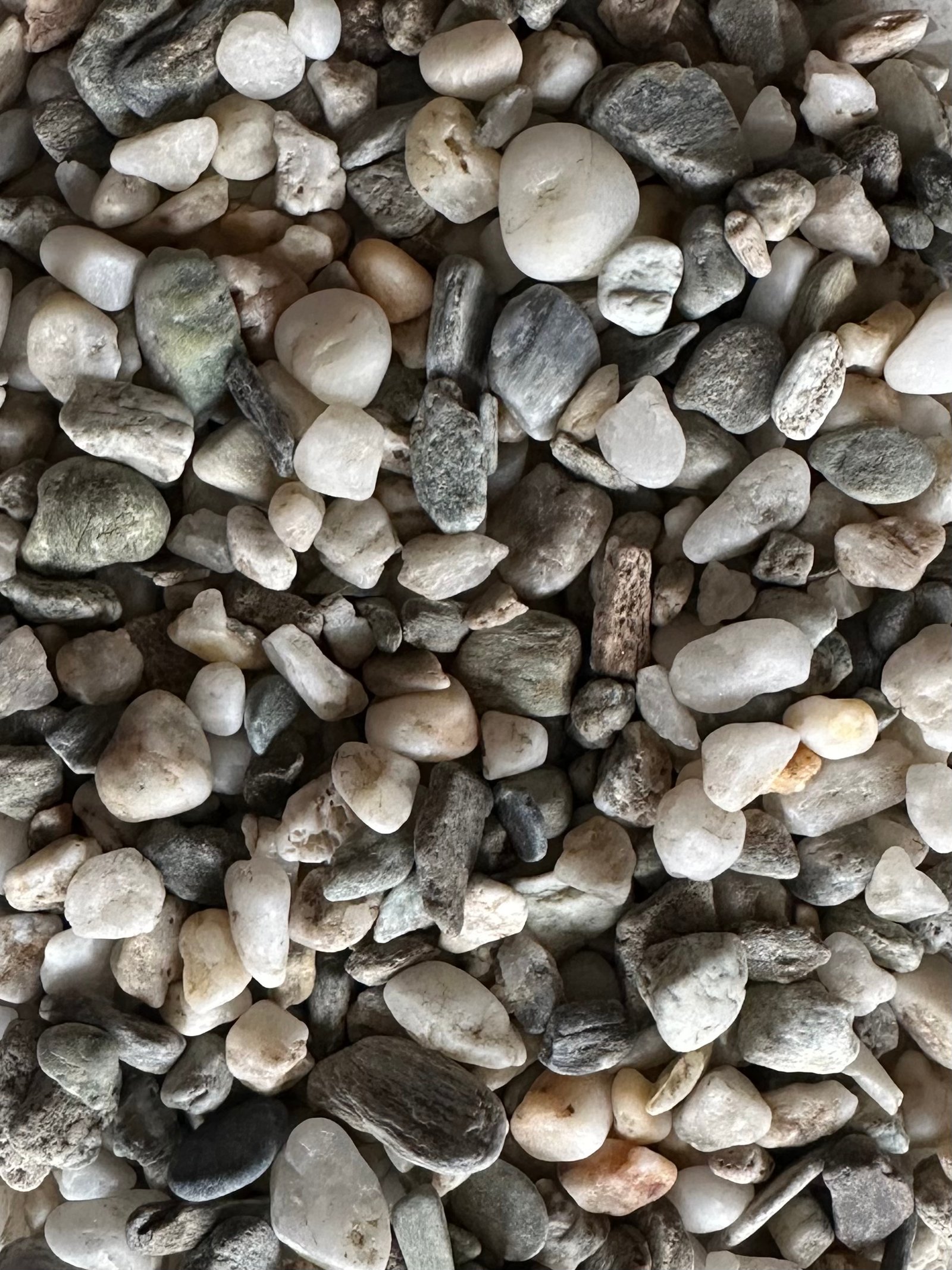 Assorted Black and White Pebbles